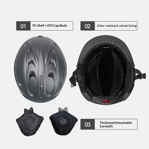 Casco <span class=keywords><strong>de</strong></span> Esquí Unisex MOON para Snowboard y Esquí Alpino |   Protección para la Cabeza en Invierno para Deportes al Aire Libre - Product Image 2