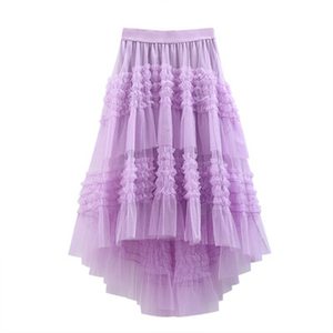 <span class=keywords><strong>Jupe</strong></span> longue en tulle pour <span class=keywords><strong>femme</strong></span> Y402013, à volants, multicouche, en maille, coupe trapèze, style <span class=keywords><strong>tutu</strong></span>, pour bal de promo ou <span class=keywords><strong>mariage</strong></span> - Product Image 2