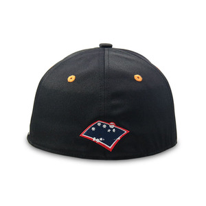 Écusson de broderie personnalisé casquette de sport logo 6 panneaux casquette de baseball à bord plat casquette avec <span class=keywords><strong>dos</strong></span> élastique pour hommes casquette d'équipe de baseball vierge ajustée - Product Image 4