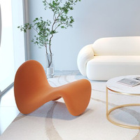 Ensemble de canapés de salon de beauté en tissu style crème, design moderne et simple, forme irrégulière, pour salon, petit appartement, bureau, réception