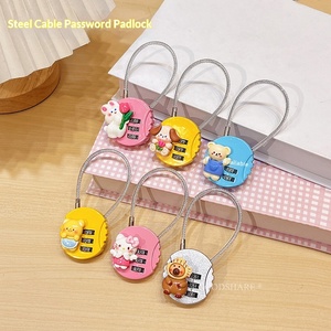 Candado con Combinación <span class=keywords><strong>Mini</strong></span>, Diseño de Dibujos Animados, para Dormitorio Estudiantil, Armario de Gimnasio, Antirrobo, Modelo $$kloon - Product Image 3