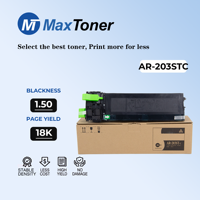 Cartouche de toner compatible MaxToner AR203STC AR-203SCT Japon pour copieurs Sharp AR-2718 2818 2820 2918 2921 5015 5120 5220