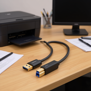 Cable de Impresora USB 3.0 Ugreen de 2 Metros, Macho A a Macho B, Cable de Datos Blindado de Cobre Puro para Apple, Dell, Lenovo, Huawei, Microsoft, Windows, Mac B - Product Image 2