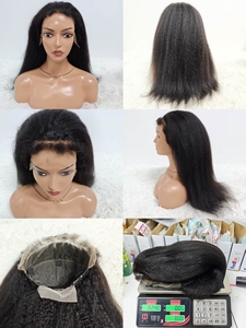 Promoción Letsfly: Peluca Frontal 13x4 de Encaje HD con Cabello de Bebé, Liso Rizado, 20 Pulgadas, 100% Cabello Humano, Venta al por Mayor, 250% 10A, 146$ - Product Image 2