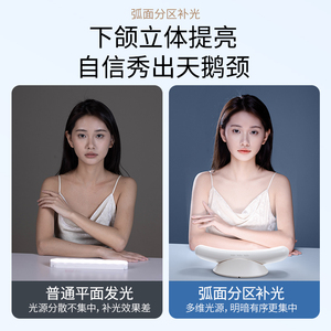 Luz LED Baidi Chin PD66 RGB con Temperatura de Color Ajustable para Transmisión en Vivo, Iluminación Facial de Escritorio para Belleza - Product Image 5