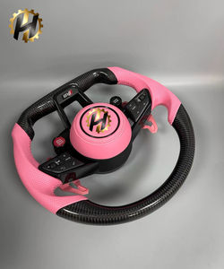 Volante Sportivo in Fibra di Carbonio Rosa HZ per <span class=keywords><strong>Audi</strong></span> A5/A6/A7/A8/Q5/Q7/Q8/<span class=keywords><strong>TT</strong></span>/R8 - Ricambio Auto Durevole di Alta Qualità - Product Image 5