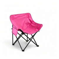 Chaise lune pliable à dossier bas avec poche latérale, portable, légère, durable, pour camping, pique-nique, plage, jardin, pelouse, salon