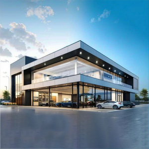 Fournisseur chinois de bâtiments préfabriqués en acier modernes, <span class=keywords><strong>hangar</strong></span>, entrepôt, <span class=keywords><strong>kit</strong></span> de <span class=keywords><strong>hangar</strong></span> métallique, résistance au vent de 121+ mph, 5+ - Product Image 1