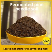 Sol composté d'aiguille de pin fermenté pur avec sol de Type universel nutritif de moule de feuille pour fleurs et plantes tourbe
