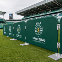 Copertura per Barriere di Controllo Folla, Stampa Personalizzata, Striscione per Recinzioni Eventi Sportivi, Pubblicità Esterna, Vendita Diretta dalla Fabbrica, OEM, Ingrosso USA UK