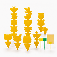 Piège collant jaune double face personnalisé avec logo pour protéger les plantes d'intérieur des moucherons et des mouches des fruits – Vente en gros usine