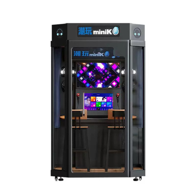 Wholesale Coin-Operated Electronic Jukebox Karaoke Singing Booth Metal KTV Mobile Singing Machine Game Machine for Sale
