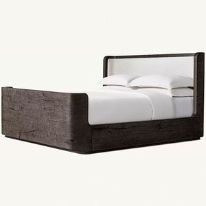 เตียงนอนหรูหราทันสมัยพร้อมฐานเตียงขนาดคิงไซส์และที่วางเท้า - Product Image 6