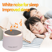 Machine à bruit blanc portable pour le sommeil des bébés, sons apaisants personnalisés, lumière nocturne étoilée, aide au sommeil, thérapie sonore