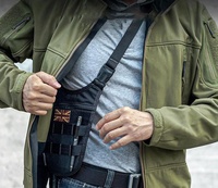 Petit sac tactique portable en gros, sac banane tactique, pochette passeport, porte-cartes, sac dissimulé