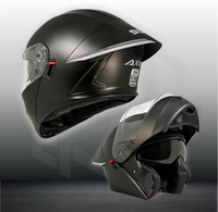 Casque de moto modulable avec déverrouillage du mentonnière à une main, compatible Bluetooth, pour trajets quotidiens, homologué DOT, logo OEM personnalisé