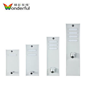 Farola Solar Avanzada de 80W con Control Remoto IP65 para Zonas Comerciales - Product Image 1