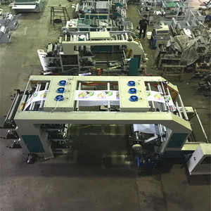 เครื่องพิมพ์ฟิล์มบางอัตโนมัติสี่สี รุ่น HT-4600 ของ Hongtong Flexographic Printing Press พร้อมลูกกลิ้งยางขนาด 1000 มม. - Product Image 3