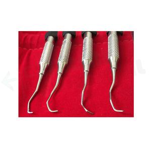 Juego de 8 curetas dentales Gracey de la mejor calidad, escalador periodontal de cálculo, escalador de acero inoxidable - Product Image 4