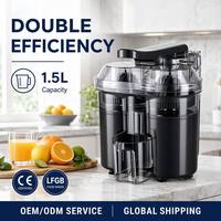 Presse-agrumes USB double tête, pratique, à rendement élevé, machine à jus d'orange électrique domestique, presse-agrumes automatique