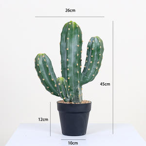 Plantes artificielles en plastique, cactus, plantes vertes, paysage désertique, décoration intérieure/extérieure, fausses plantes tropicales - Product Image 5
