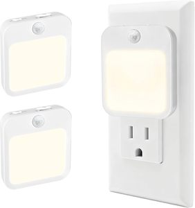 Veilleuses LED modernes sans fil 5 couleurs pour maison intelligente, mini détecteur de mouvement ABS pour salon, escalier, marche d'escalier - Tendance - Product Image 1