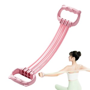 สายรัดออกกำลังกายแบบปรับได้ Xunda Figure-8 แรงต้าน 15-90 ปอนด์ อุปกรณ์ฟิตเนสโยคะสำหรับใช้ในบ้าน เหมาะสำหรับผู้หญิง บริหารไหล่และหลัง - Product Image 5