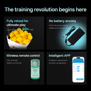 Máquina de Entrenamiento de Pickleball Siboasi C1 <span class=keywords><strong>11400g</strong></span>, Ecológica y Profesional, con Logotipo Personalizado, Máquina Lanza Pelotas Deportiva - Product Image 3