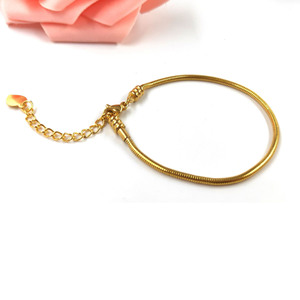 3MM Cadenas De Acero Inoxidable Waterproof <strong>Jewelry</strong> Rope Snake Chain <strong>Stainless</strong> <strong>Steel</strong> Bracelet Gold Diy Bracelet Bulk Charm - Product Image 5