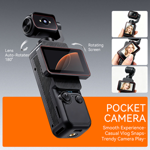 กล้องวิดีโอบล็อกพกพา X DV11 หน้าจอ 1.97 นิ้ว มุมกว้าง 360 องศา ความละเอียด 1080P 30FPS แบตเตอรี่ 1000mAh ช่องเสียบ Type C รองรับ 64GB กล้องบันทึกวิดีโอพร้อมระบบสั่งงานด้วยเสียง - Product Image 6