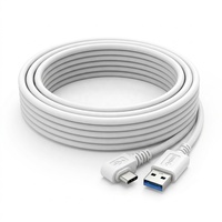 [C Direct Usine] Câble VR Link 16FT 5Gbps pour Meta Quest 3/3S, charge et jeu, USB 3.0 AOC, triple blindage, PC VR SteamVR