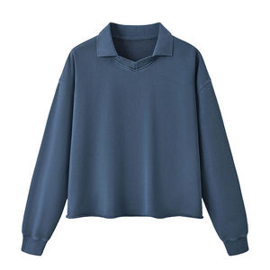 <span class=keywords><strong>Felpa</strong></span> <span class=keywords><strong>con</strong></span> <span class=keywords><strong>Cappuccio</strong></span> in Cotone Pesante 380G, Scollo a V, Stile Vintage Lavato, Vestibilità Ampia e Squadrata, Design Retrò Americano - Product Image 4