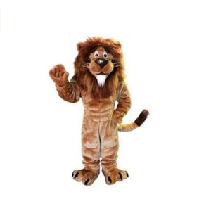 Costume de mascotte en peluche personnalisé, robe de personnage de <span class=keywords><strong>lion</strong></span> <span class=keywords><strong>animal</strong></span> d'usine, tenue en peluche, construisez votre propre marque de costume promotionnel - Product Image 1