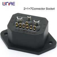 2 + 1 + 7 connecteurs à usage intensif 5000 cycles pour stockage solaire/dispositifs médicaux/tests aérospatiaux/IoT industriel