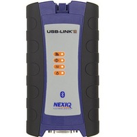 Lecteur de code OBD2 NEXIQ2 pour camion, scanner de diagnostic DB26, broche USB/ 9-16V, bleu/noir, garantie 1 an, compatible ABS