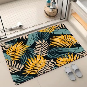 3 Peça Antiderrapante Tapetes Idoso extra Macio Absorvente 30*20 Mat de Banho Diatom Mud Carpet Banheiro Mat para Banheiro