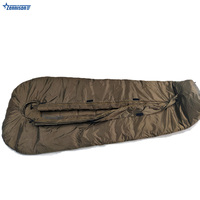 Zennison Winter Sac de couchage tactique ultraléger imperméable à l'eau Coyote Tan