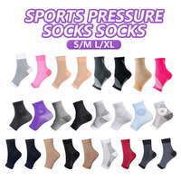 En gros, Manchons de compression sportifs pour cheville en tricot extensible, Chaussettes de soutien de cheville pour la course, le cyclisme, la gym, le fitness, pour hommes et femmes athlètes