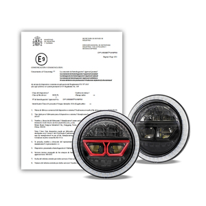 Phare LED rond EMC <span class=keywords><strong>DOT</strong></span> de 7 pouces avec phare LED à faisceau haut/bas 36W pour Jeep Wrangler JK LJ CJ - Product Image 3