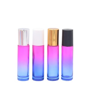 10 مللي تغليف عبوات مستحضرات التجميل الفارغة البسيطة زيت طبيعي الأسطوانة على زجاجات/10 مللي العين العطور الزجاج لفة على زجاجة - Product Image 2