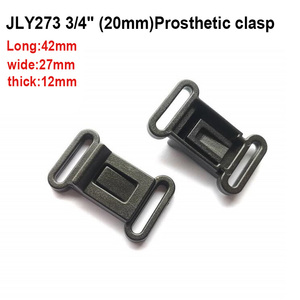 Venta al por mayor de fábrica: Hebilla de seguridad de plástico de 20 mm para cinturón, piezas y accesorios especiales para bolsos, ajuste de correas, hebilla para zapatos de playa - Product Image 1