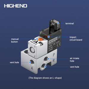 Высокопроизводительный 3/2 прямой действия микро пневматический клапан 24 В 10 мм л/М/г-тип вакуумный пластиковый мини-носок вязальный электромагнитный клапан - Product Image 6