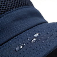 Chapeau Bob Classique Imperméable en Polyester Anti-UV Respirant Unisexe, Logo Personnalisé Accepté pour la Pêche, la Randonnée et les Voyages en Extérieur