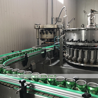 Ligne de fabrication de canettes et de boissons en PET Machine de production de jus de fruits, de thé et de bière