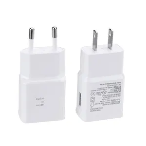 Muuradapter Origineel Au Eu Us Plug Voor Samsung Galaxy S6 S7 S8 Snellader 9V 1.67a Reis Power Oplader Zonder Doos