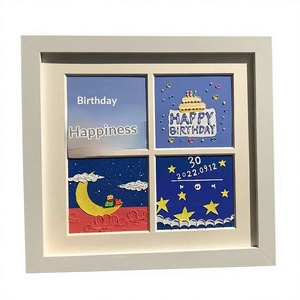 Kit Completo per Pittura a Olio su Tela con <span class=keywords><strong>Cornice</strong></span> Fai-da-Te, Design a Griglia Quadrata, Regalo di Compleanno Personalizzabile Fatto a Mano - Product Image 1