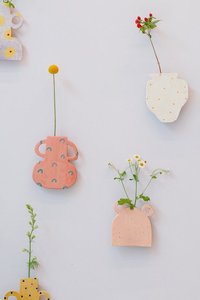 Nordic Unique Style Modern Design Customizable Home Wedding Decor Ceramic Wall <strong>Vase</strong> for <strong>Flower</strong> - Product Image 5