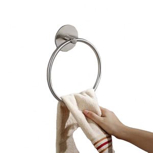 Porte-serviettes mural en acier inoxydable écologique de style design moderne pour la maison, l'hôtel, la cuisine, la salle de bain - Product Image 2