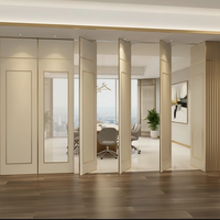 Cloisons mobiles, cloisons amovibles avec isolation acoustique et propriétés anti-taches, matériau MDF pour salles de fonction d'hôtel