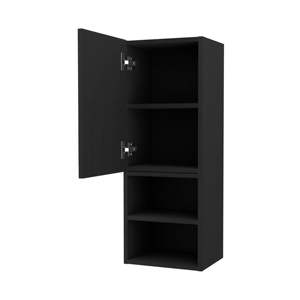 DB Praia Single Door Bathroom Cabinet with Four <b>Shelves</b> <b>Metal</b> Handle and <b>Metal</b> Frame - Product Image 4